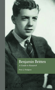 Benjamin Britten: A Guide to Research book cover