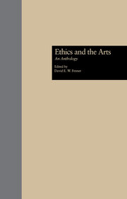Ethics and the Arts: An Anthology book cover