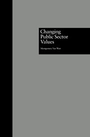 Changing Public Sector Values book cover