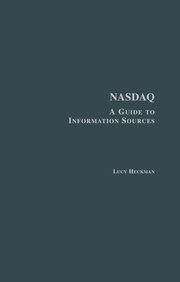 Nasdaq: A Guide to Information Sources book cover