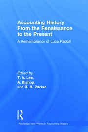 Accounting History from the Renaissance to the Present: A Remembrance of Luca Pacioli book cover