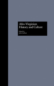 Afro-Virginian History and Culture book cover