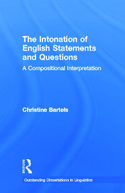 The Intonation of English Statements and Questions: A Compositional Interpretation book cover