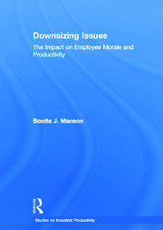 Downsizing Issues: The Impact on Employee Morale and Productivity book cover