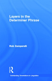 Layers in the Determiner Phrase book cover