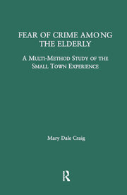 Fear of Crime Among the Elderly: A Multi-Method Study of the Small Town Experience book cover
