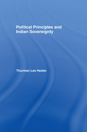 Political Principles and Indian Sovereignty book cover