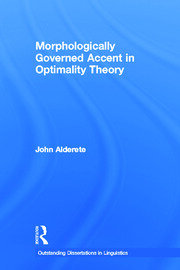 Morphologically Governed Accent in Optimality Theory book cover