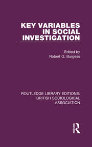 Key Variables in Social Investigation book cover