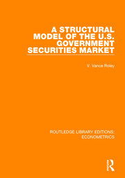 A Structural Model of the U.S. Government Securities Market book cover
