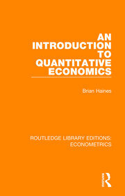 An Introduction to Quantitative Economics book cover
