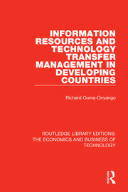 Information Resources and Technology Transfer Management in Developing Countries book cover