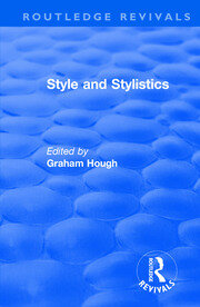 Routledge Revivals: Style and Stylistics (1969) book cover