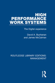 High Performance Work Systems: The Digital Experience book cover