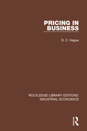Pricing in Business book cover