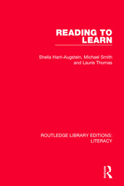 Reading to Learn book cover