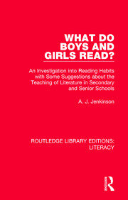 What do Boys and Girls Read?: An Investigation into Reading Habits with Some Suggestions about the Teaching of Literature in Secondary and Senior Schools book cover