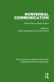 Nonverbal Communication: Where Nature Meets Culture book cover