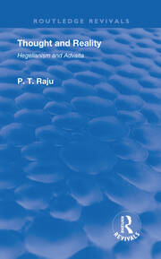 Thought and Reality - Hegelianism and Advaita book cover