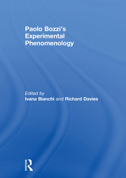 Paolo Bozzi’s Experimental Phenomenology book cover