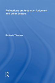 Reflections on Aesthetic Judgment and other Essays book cover