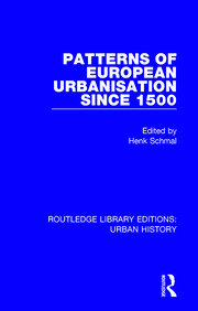 Patterns of European Urbanisation Since 1500 book cover