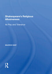 Shakespeare's Religious Allusiveness: Its Play and Tolerance book cover