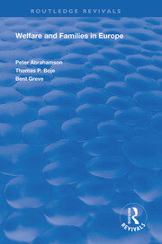 Welfare and Families in Europe book cover