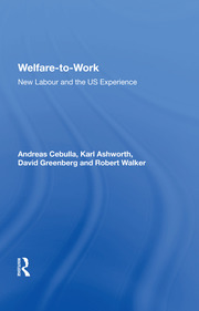 Welfare-to-Work: New Labour and the US Experience book cover