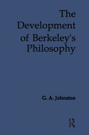 The Development of Berkeley's Philosophy book cover