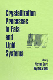 Crystallization Processes in Fats and Lipid Systems book cover