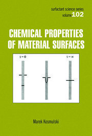 Chemical Properties of Material Surfaces book cover
