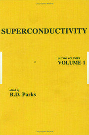Superconductivity: In Two Volumes: Volume 1 book cover
