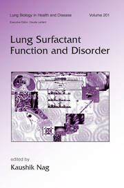 Lung Surfactant Function and Disorder book cover