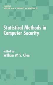 Statistical Methods in Computer Security book cover