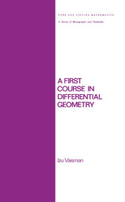 A First Course in Differential Geometry book cover