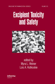 Excipient Toxicity and Safety book cover
