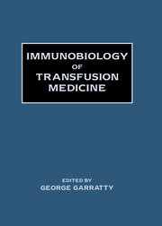 Immunobiology of Transfusion Medicine book cover