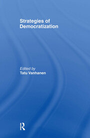 Strategies Of Democratization book cover