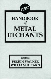 CRC Handbook of Metal Etchants book cover