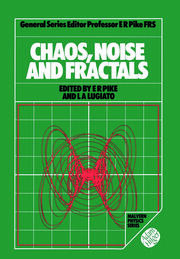 Chaos, Noise and Fractals book cover