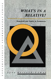 What's in a Relative: Household and Family in Formentera book cover