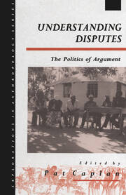 Understanding Disputes: The Politics of Argument book cover