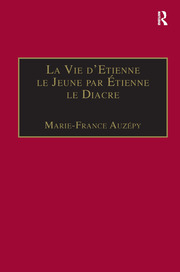 La Vie d'Etienne le Jeune par Étienne le Diacre: Introduction, édition et Traduction book cover