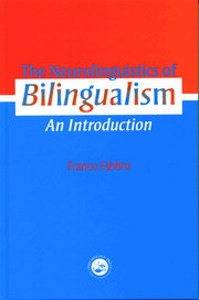 The Neurolinguistics of Bilingualism: An Introduction book cover