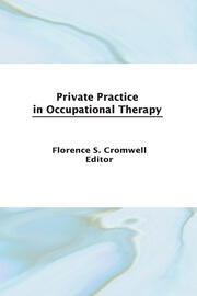 Private Practice in Occupational Therapy book cover
