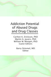 Addiction Potential of Abused Drugs and Drug Classes book cover