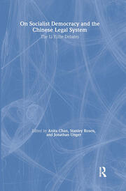 On Socialist Democracy and the Chinese Legal System: Li Yizhe Debates book cover