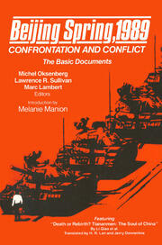 Beijing Spring 1989: Confrontation and Conflict - The Basic Documents book cover