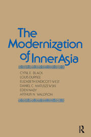 The Modernization of Inner Asia book cover